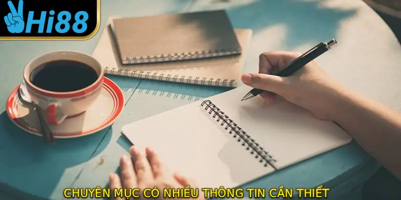 Chuyên mục có nhiều thông tin cần thiết