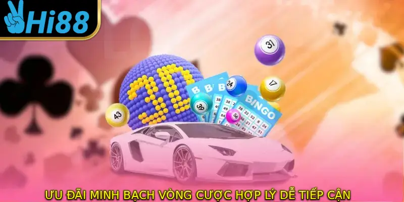 Ưu đãi minh bạch, vòng cược hợp lý, dễ tiếp cận